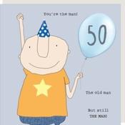 Rosie Made a Thing Card - 50 You're The Man image
