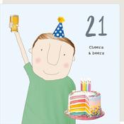 Rosie Made a Thing Card - 21 Cheers &amp; Beers image