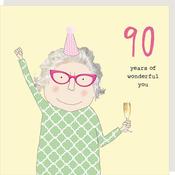 Rosie Made a Thing Card - 90 Years of Wonderful You
