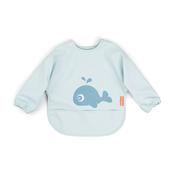 Done by Deer Eating - Sleeved Pocket Bib - Wally Blue