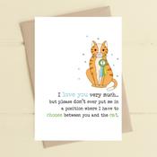 Dandelion Card - Choose between you or the Cat