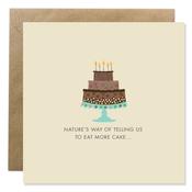 Bold Bunny - Happy Birthday Eat more Cake