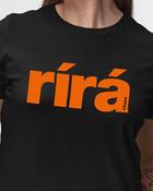 Fukil T Shirt - Rírá (Orange on Black)