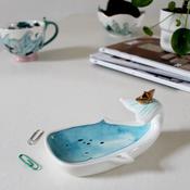 Disaster Designs Ceramics - By The Sea Whale Dish