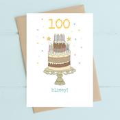 Dandelion Card - 100 Blimey!