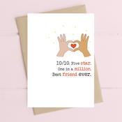 Dandelion Card - Best Friend Ever