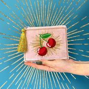Disaster Designs Purse - Velvet Inked Cherry