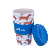 Sass &amp; Belle Travel Cup - Sausage Dog