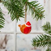 Sass &amp; Belle Christmas Bauble - Ceramic Robin image