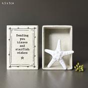 East of India Matchbox - Starfish