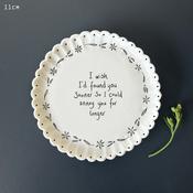 East of India Scallop Coaster - I Wish I’d Found You Sooner