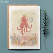 East of India Card - Sealife Sending Lots of Hugs