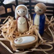 Pluto Design Christmas - Ceramic Nativity Crib