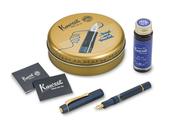 Kaweco Piston Sport AL - Fountain Pen Starter Set - Navy/Gold image