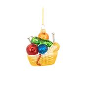 Sass &amp; Belle Christmas Bauble - Basket of Yarn