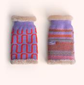 Powder Wrist Warmers - Luna