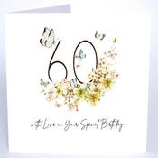 Luxury Extra Large Card - 60 On Your Special Birthday image