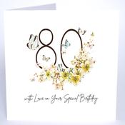 Luxury Extra Large Card - 80 On your Special Birthday image