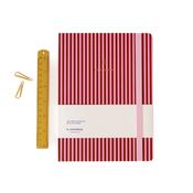 A-Journal Bullet Journal - Pink Bordeaux Stripes image