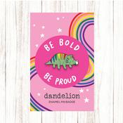 Dandelion Pin Badge - Dinosaur