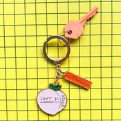 Disaster Designs Small Talk Keyring - Can't Be Arsed image