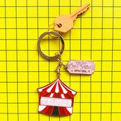 Disaster Designs Small Talk Keyring - Welcome to the Shit Show