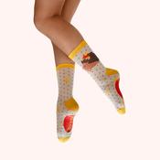 Powder Glitter Ankle Socks - Hedgehog image