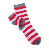 Polly &amp; Andy Bamboo Childrens Socks - Red and White