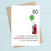 Dandelion Card - Fire extinguisher – 60