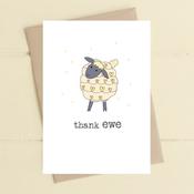 Dandelion Card - Thank Ewe