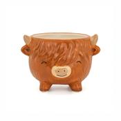 Sass &amp; Belle Planter - Highland Cow Medium