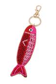 My Doris Keyring - Red &amp; Pink Fish