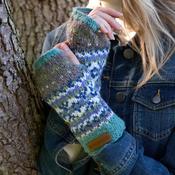 Pachamama Knitted Handwarmers - Iona