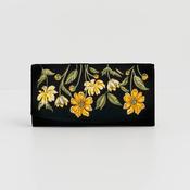Fable Purse - Embroidered Botanical Black Velvet image