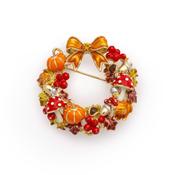 Bill Skinner Brooch - Autumn Wreath
