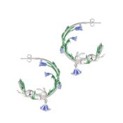 Bill Skinner Earrings - Bluebell And Hare Hoops image