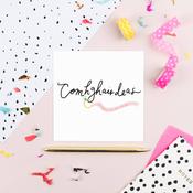 Pickled Pom Pom Card - Comhgairdeas! image