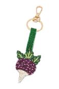 My Doris Keyring - Beaded Turnip