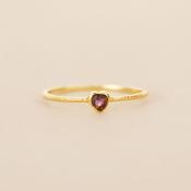 Muja Juma Ring - Thebe Heart Stone
