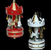 Traditional Wood Bauble - Carousels
