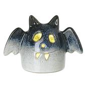 Heaven Sends Halloween - Ceramic Bat LED Light Blue