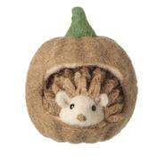 Heaven Sends - Autumn Felt Hedgehog in Pumpkin