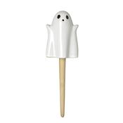 Heaven Sends Halloween - White Ceramic Ghost on Stick