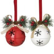 Heaven Sends Christmas Bauble - Christmas Bells with Snowflakes