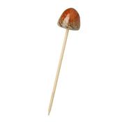 Heaven Sends - Autumn Rustic Stoneware Mushroom on Stick
