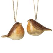 Heaven Sends Christmas Bauble - Stoneware Robin