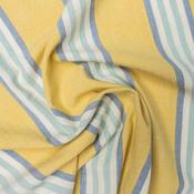 Tranquillo Homeware - Kitchen Tea Towels Set of 2 - Yellow Stripes image
