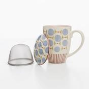Tranquillo Homeware - Mug Retrofloria Cup with Tea Strainer image
