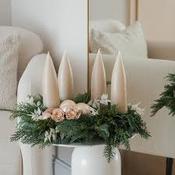Hand Dipped and Dyed Candles - Cone 20cm image