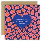 Bold Bunny - Happy Birthday Amazing Friend image